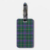 Cooper Tartan Pattern Bagagelabel (Achterkant verticaal)