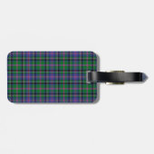 Cooper Tartan Pattern Bagagelabel (Achterkant horizontaal)