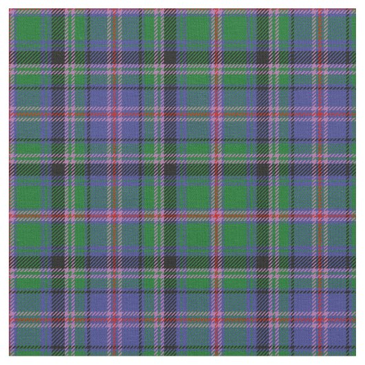 Cooper Tartan Print Stof (Close Up)