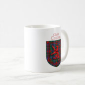 Cooper Tartan Scottish Plaid Lion Rampant Koffiemok (Voorkant rechts)