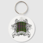 Cooper Tartan Shield Sleutelhanger (Voorkant)