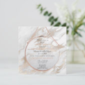 Cooper Vrijgezellenfeest Parly Pink Marble White G Kaart (Staand voorkant)