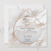 Cooper Vrijgezellenfeest Parly Pink Marble White G Kaart (Voorkant)