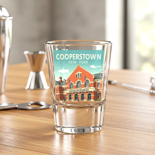 coöperatieve vennootschap New York Shot Glas