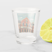 coöperatieve vennootschap New York Shot Glas (Achterkant)