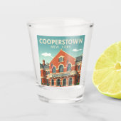 coöperatieve vennootschap New York Shot Glas (Voorkant)