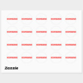 Cooperative Stamp Ronde Sticker (Vel)