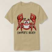 Cooper's Beach New York Family Vacation Group Trip T-shirt (Design voorkant)