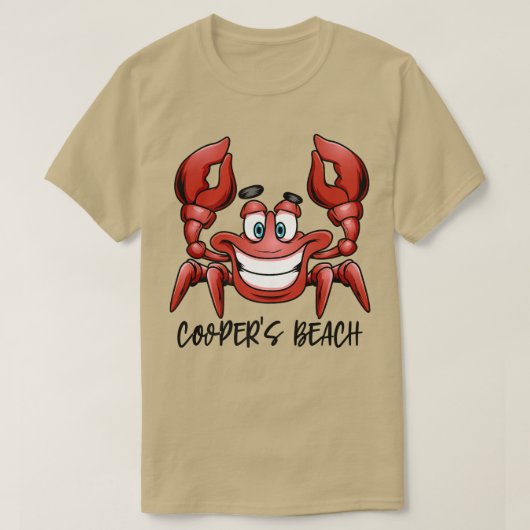 Cooper's Beach New York Family Vacation Group Trip T-shirt (Design voorkant)