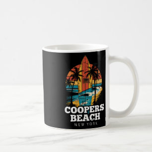 Coopers Beach New York Surfplank Surfen Retro Koffiemok