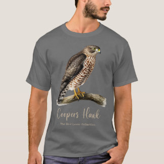 Coopers Hawk De Vogelliefhebber Collectie TShirt 1