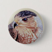 Coopers Hawk Ronde Button 5,7 Cm (Voorkant)
