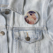 Coopers Hawk Ronde Button 5,7 Cm (In situ)