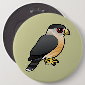 Cooper's Hawk Ronde Button 6,0 Cm (Voorkant /achterkant)