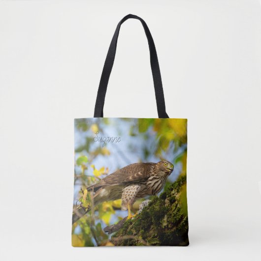 Cooper's Hawk Tote Bag (Voorkant)