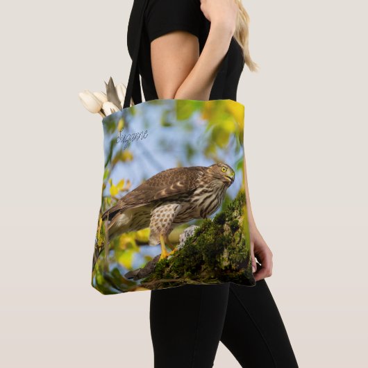 Cooper's Hawk Tote Bag (Dichtbij)