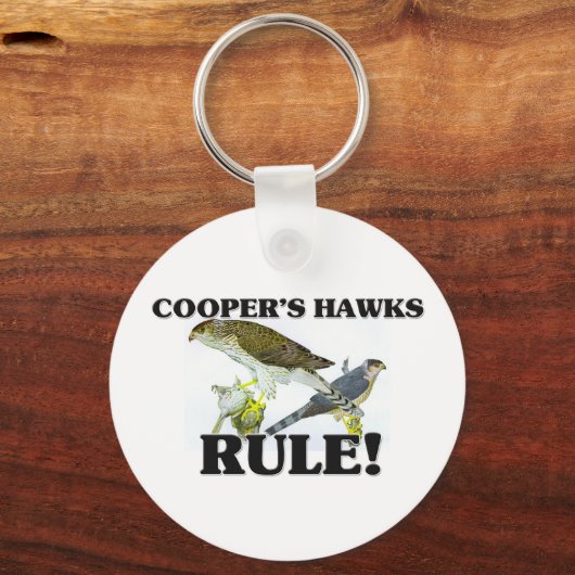 COOPER'S HAWKS Rule! Sleutelhanger (Voorkant)