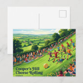 Cooper's Hill Engeland Briefkaart (Voorkant / Achterkant)