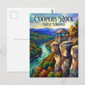 Coopers Rock State Forest West Virginia Briefkaart (Voorkant / Achterkant)