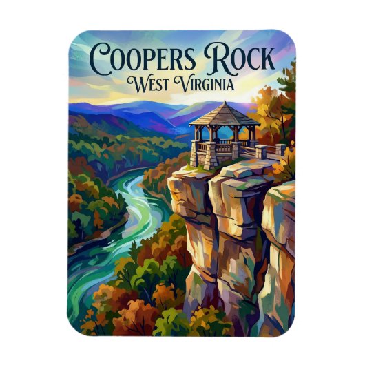 Coopers Rock State Forest West Virginia Magneet (Verticaal)