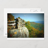 Coopers Rock ziet de Herfst over het hoofd. West V Briefkaart (Voorkant / Achterkant)