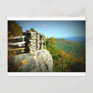 Coopers Rock ziet de Herfst over het hoofd. West V Briefkaart