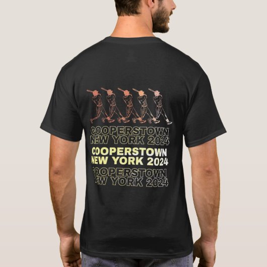 Cooperstown 2024 Zwart TShirt (Achterkant)