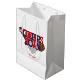 Cooperstown Baseball Stars, Glove, Bat & Ball Medium Cadeauzakje (Voorkant Gekanteld)