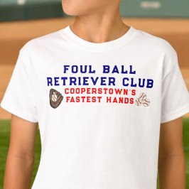 Cooperstown Broers en Zussen Foul Ball Retriever C T-shirt