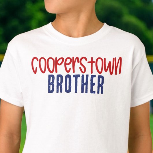 Cooperstown Brother Bro Baseball Tournament  T-shirt