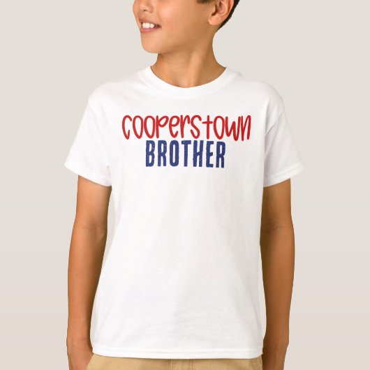 Cooperstown Brother Bro Baseball Tournament  T-shirt (Voorkant)