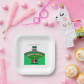 Cooperstown Field Team Party gepersonaliseerd Papieren Bordje (Feest)