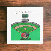 Cooperstown Field Team Party gepersonaliseerd Servet