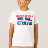 Cooperstown Foul Ball Retriever Zusje Baseball T-shirt (Voorkant)
