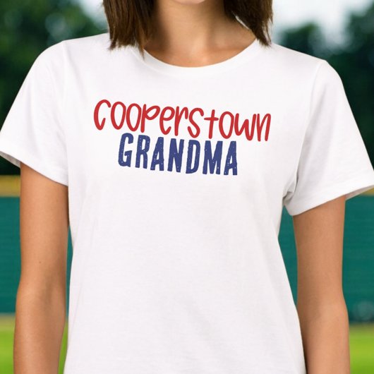 Cooperstown Grandma Nana Baseball Tournament T-shirt