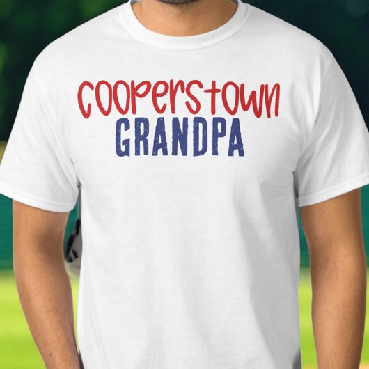 Cooperstown Grandpa Gramps Baseball Tournament  T-shirt