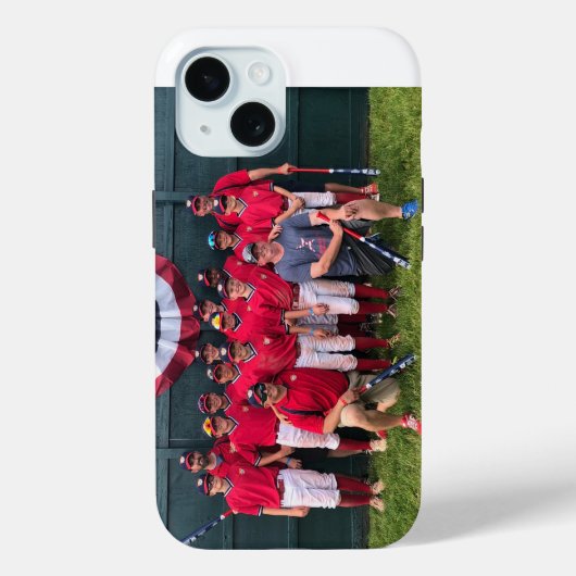 Cooperstown-honkbalteamfoto op maat Case-Mate iPhone case (Achterkant)