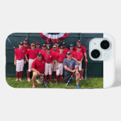Cooperstown-honkbalteamfoto op maat Case-Mate iPhone case (Achterkant (horizontaal))