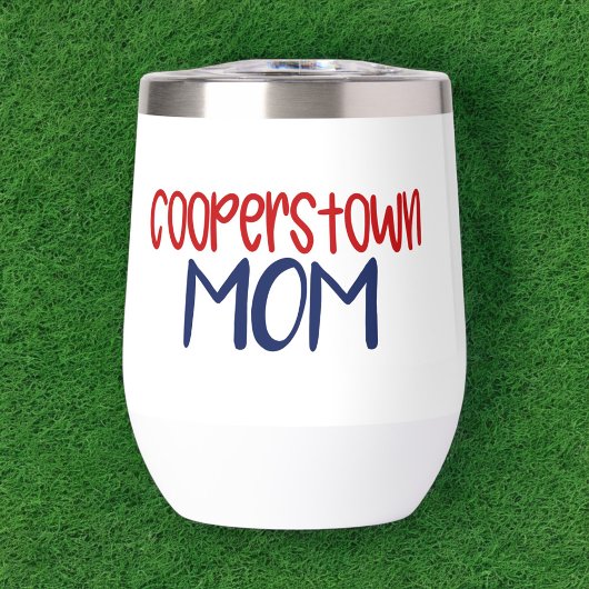 Cooperstown Mom Wine Sideline Tailgate