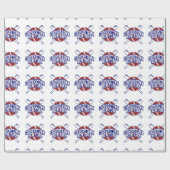 Cooperstown New York Baseball Cadeaupapier (Vlak)