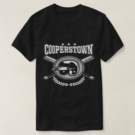 Cooperstown New York Baseball Family Vacking T-shirt (Design voorkant)