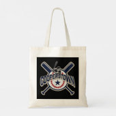 Cooperstown New York Baseball Family Vacking Tote Bag (Achterkant)