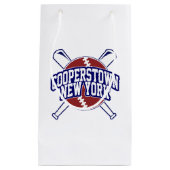 Cooperstown New York Baseball Klein Cadeauzakje (Voorkant)