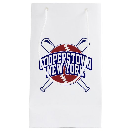 Cooperstown New York Baseball Klein Cadeauzakje (Voorkant)
