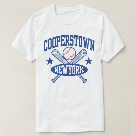 Cooperstown New York t-shirt (Design voorkant)
