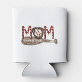 Cooperstown NY Baseball Mom Stars Team Moeders Blikjeskoeler (Achterkant)