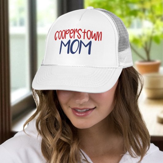 Cooperstown NY Baseball Mom  Trucker Pet
