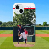 Cooperstown NY Baseball Player Photo Year Custom Case-Mate iPhone Case