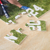 Cooperstown NY Baseball Team Fotojaar Legpuzzel (Zijkant)