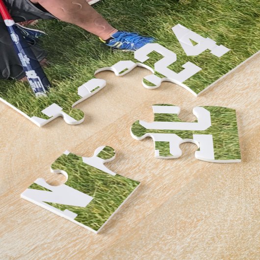 Cooperstown NY Baseball Team Fotojaar Legpuzzel (Zijkant)